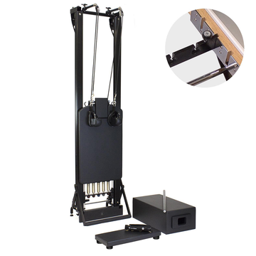 Merrithew SPX® Max Reformer Bundle with Vertical Stand Black