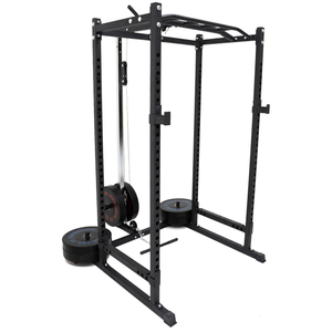 Force USA PT Power Rack with Lat Pull Down and Low Row Caribbean