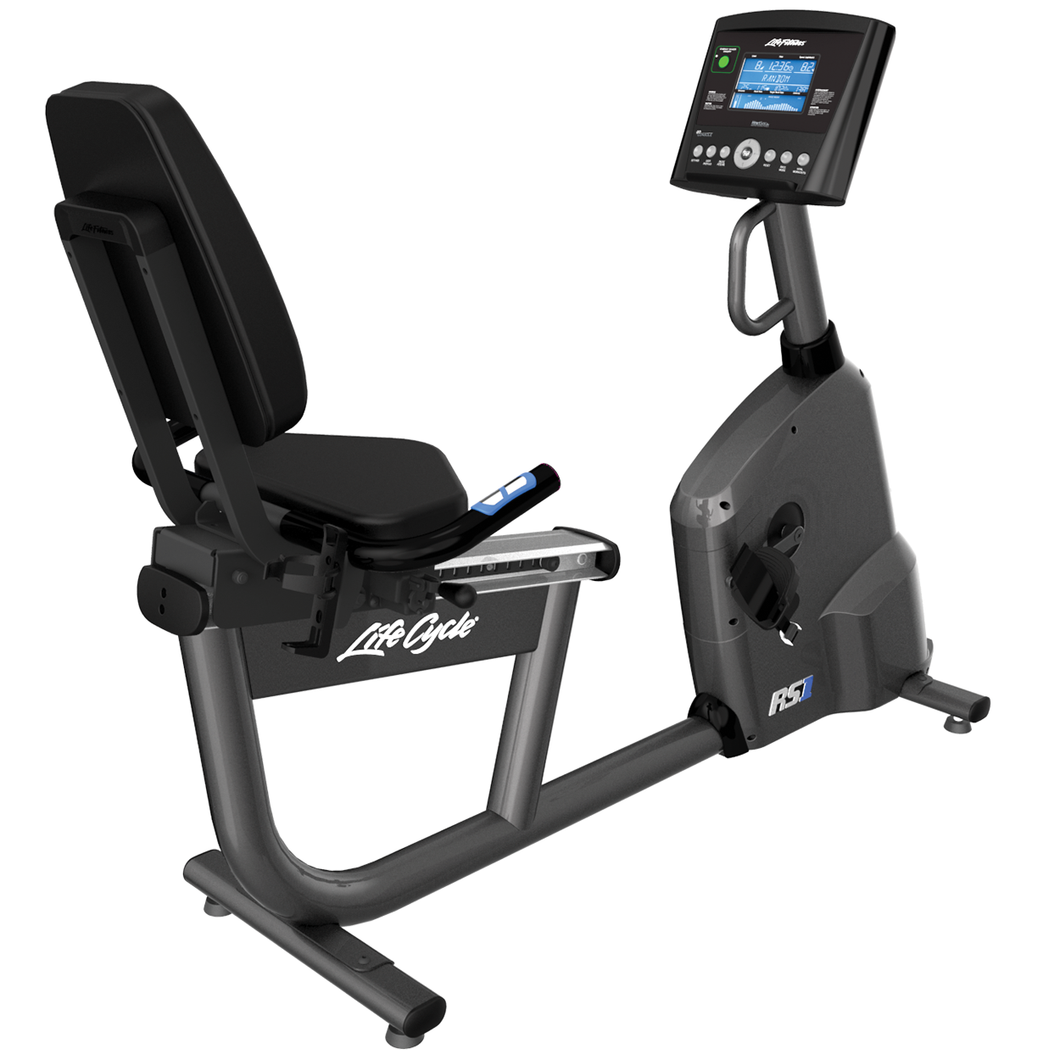 Life Fitness RS1 Recumbent Bike With Go Console