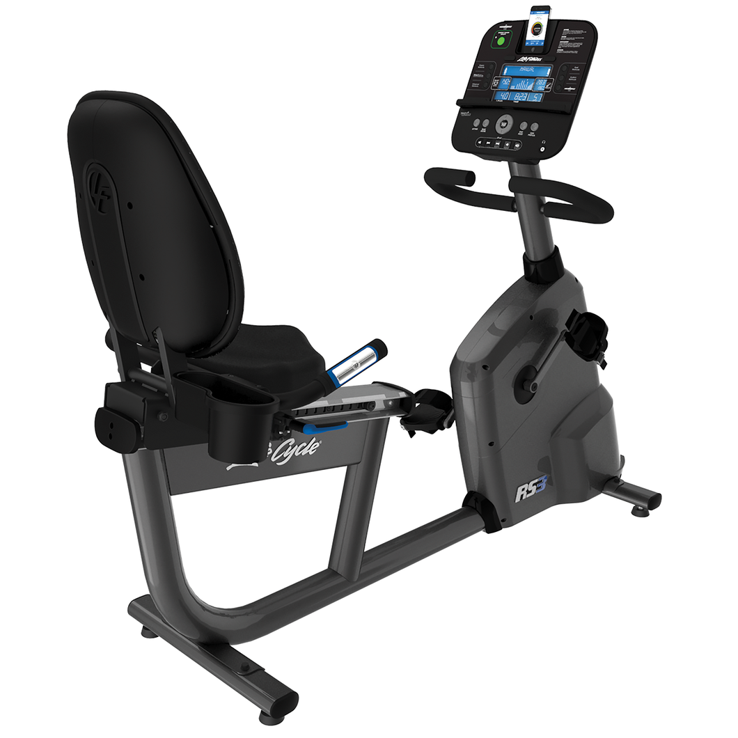 Life Fitness RS3 Recumbent Bike With Track Connect Console