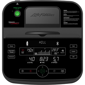 Life Fitness E1 Elliptical Cross-Trainer With Track Connect Console